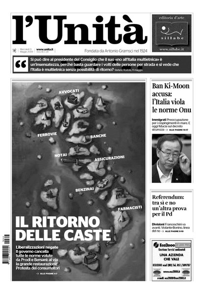 L'Unità : organo centrale del Partito comunista italiano